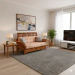 Orchid Teak Sofa 2 Seater for contemporary living rooms