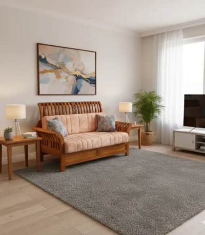 Orchid Teak Sofa 2 Seater for contemporary living rooms