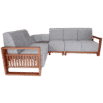 Cloud Teak Corner Sofa Set 3+2 for living room