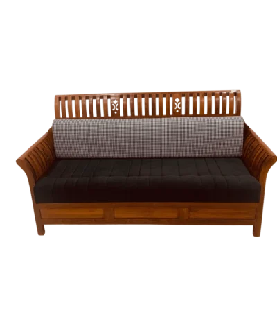 Premium Orchid Teak Sofa 3 Seater for classic and contemporary homes