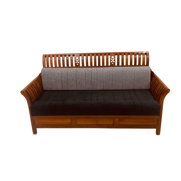 Premium Orchid Teak Sofa 3 Seater for classic and contemporary homes
