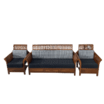 Premium Orchid Teak Sofa Set 3+1+1 for comfortable family living rooms