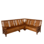 Rolex Bare Teak Corner Sofa Set 2+2+1