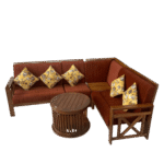 X Teak Sofa Set Corner 2+2+1