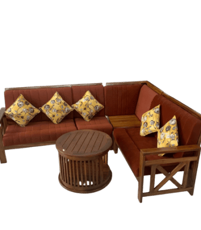 X Teak Sofa Set Corner 2+2+1