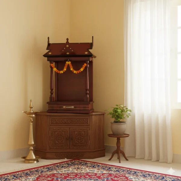 10 Bell Open Ambalam ideal for medium-sized pooja rooms and sacred corners