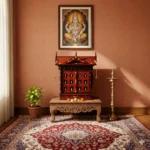 12 Bell Vadakkumnathan Ambalam handcrafted from solid wood for daily worship
