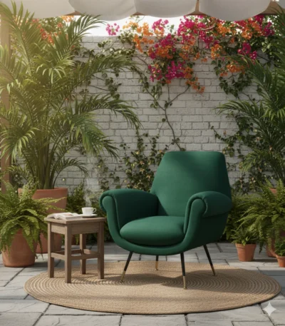 Arto Sitout Chair designed for cozy sitout and veranda seating