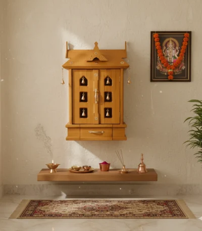 6 Bell Ambalam traditional temple perfect for small pooja corners and apartments