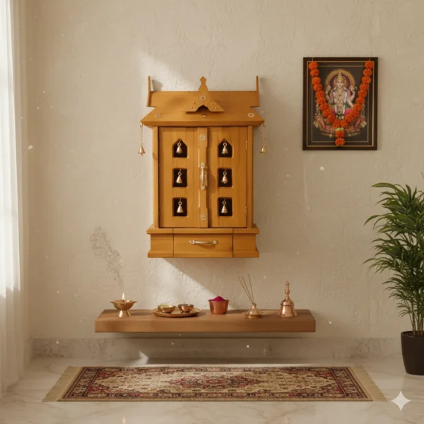 6 Bell Ambalam traditional temple perfect for small pooja corners and apartments