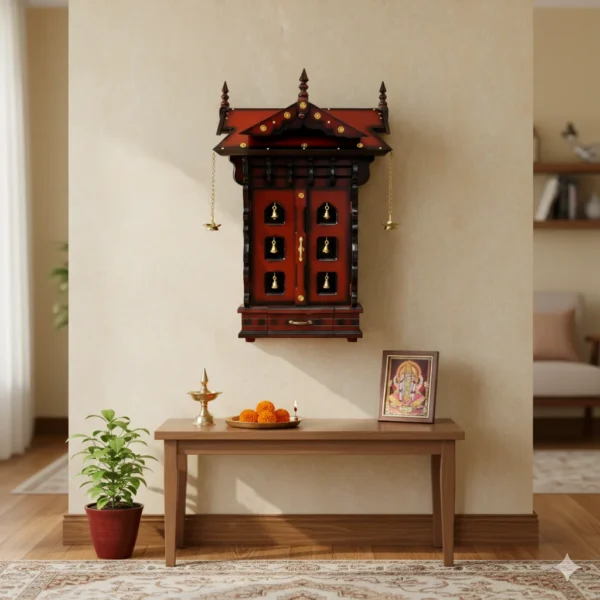 6 Bell Vadakkumnathan Ambalam crafted to bring temple-like serenity into home worship spaces