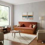 Charupadi Manchiyam Sofa Bed 5 ft for living room