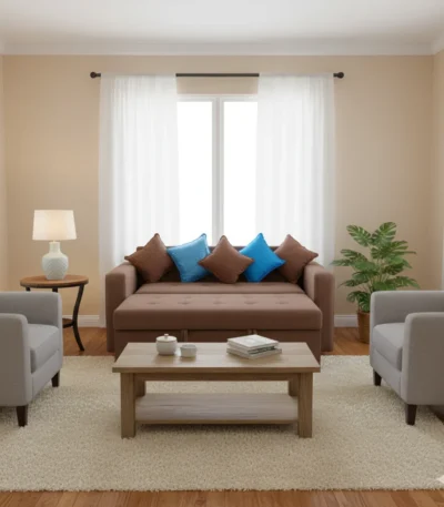 Full Cover Sofa Bed 6 ft