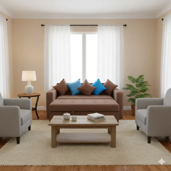 Full Cover Sofa Bed 6 ft