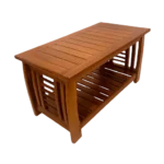 Anakombu teak palaka teapoy made from solid teak wood, traditional living room center table