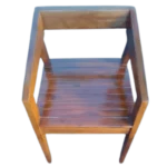 Rectangle Teak Palaka Dining Chair suitable for everyday dining use