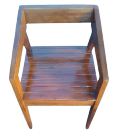 Rectangle Teak Palaka Dining Chair suitable for everyday dining use