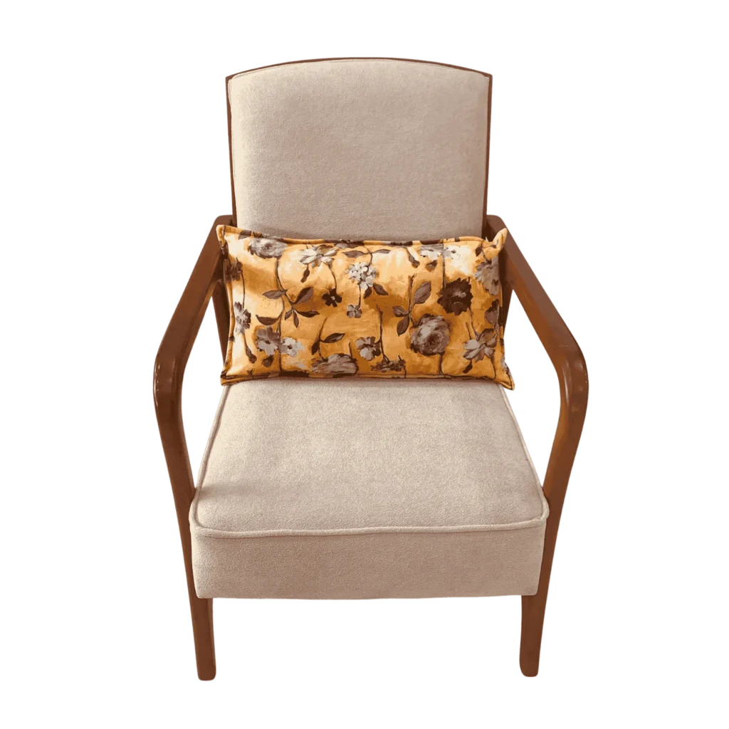 Long Elysia Mahogany Cushion Sitout Chair adds elegance to verandas and semi-outdoor areas