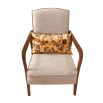 Long Elysia Mahogany Cushion Sitout Chair adds elegance to verandas and semi-outdoor areas