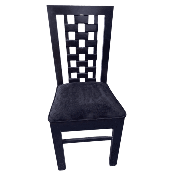 Biscuit Katta Black Stain Dining Chair