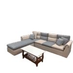 DuoShade Full Cover Corner Sofa Set 3+Diwan ideal for comfortable and spacious living spaces