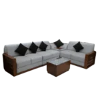 Horizon Teak Corner Sofa Set 4+2