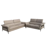 Headrest Adjustable Full Cover Sofa Set 3+2