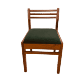 Premium Short Back Teak Cushion Dining Chair offering comfort and stability