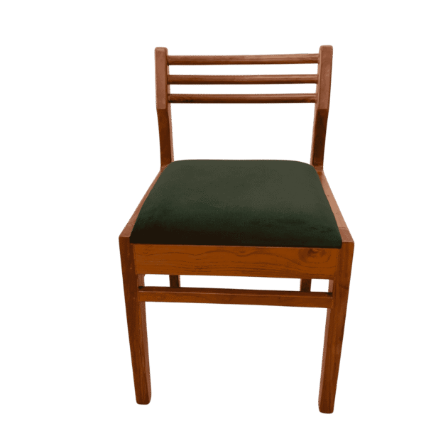 Premium Short Back Teak Cushion Dining Chair offering comfort and stability