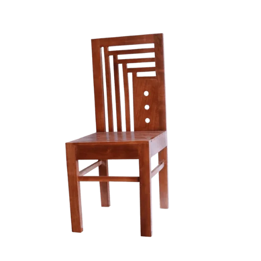 Three Holes Acacia Palaka Dining Chair offering a balance of comfort and traditional design