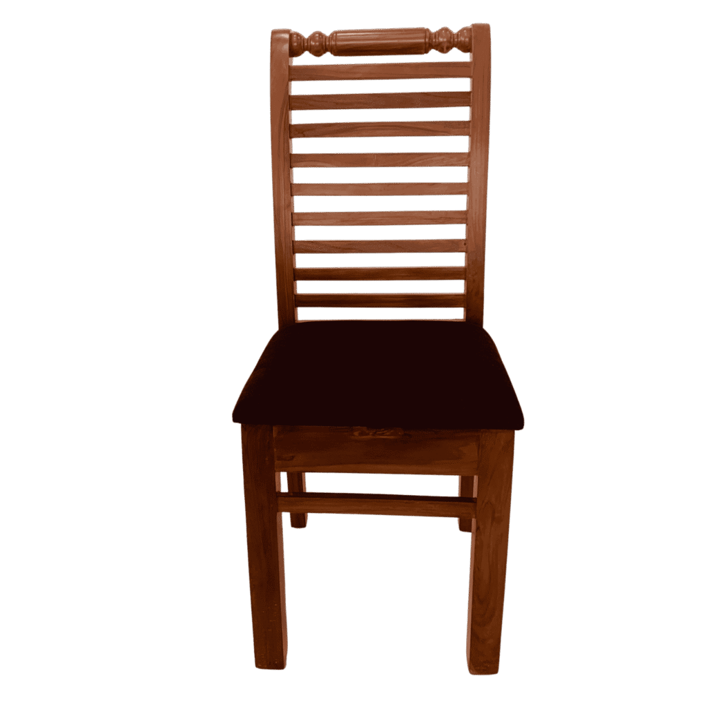 Chapathi Teak Cushion Dining Chair suitable for everyday dining use