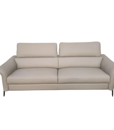 Headrest Adjustable Full Cover Sofa 3 Seater for modern and comfortable living room seating