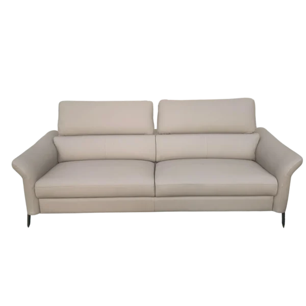 Headrest Adjustable Full Cover Sofa 3 Seater for modern and comfortable living room seating