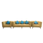 Premium Havana Full Cover Sofa Set 3+1+1 for elegant family living rooms