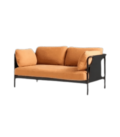 Heycan Full Cover Metal Sofa Set 2 Seater for modern compact living spaces