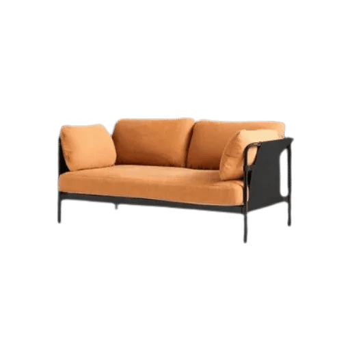 Heycan Full Cover Metal Sofa Set 2 Seater for modern compact living spaces