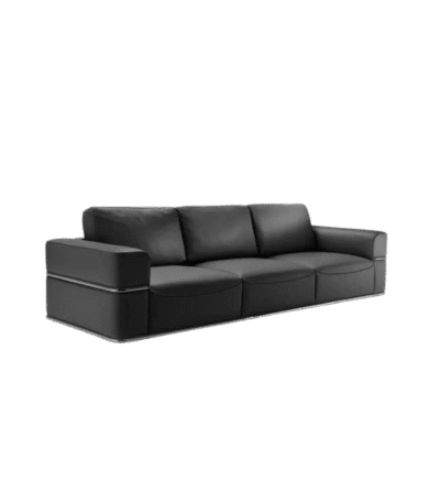 Nova Full Cover Artificial Leather Sofa 3 Seater for modern living room interiors