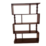 S MDF Book Shelf provides vertical storage to save floor space