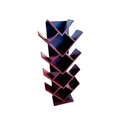 Diamond MDF Book Shelf provides vertical storage to save floor space