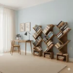 Tree MDF Book Shelf ideal for living room, kids room, or study area