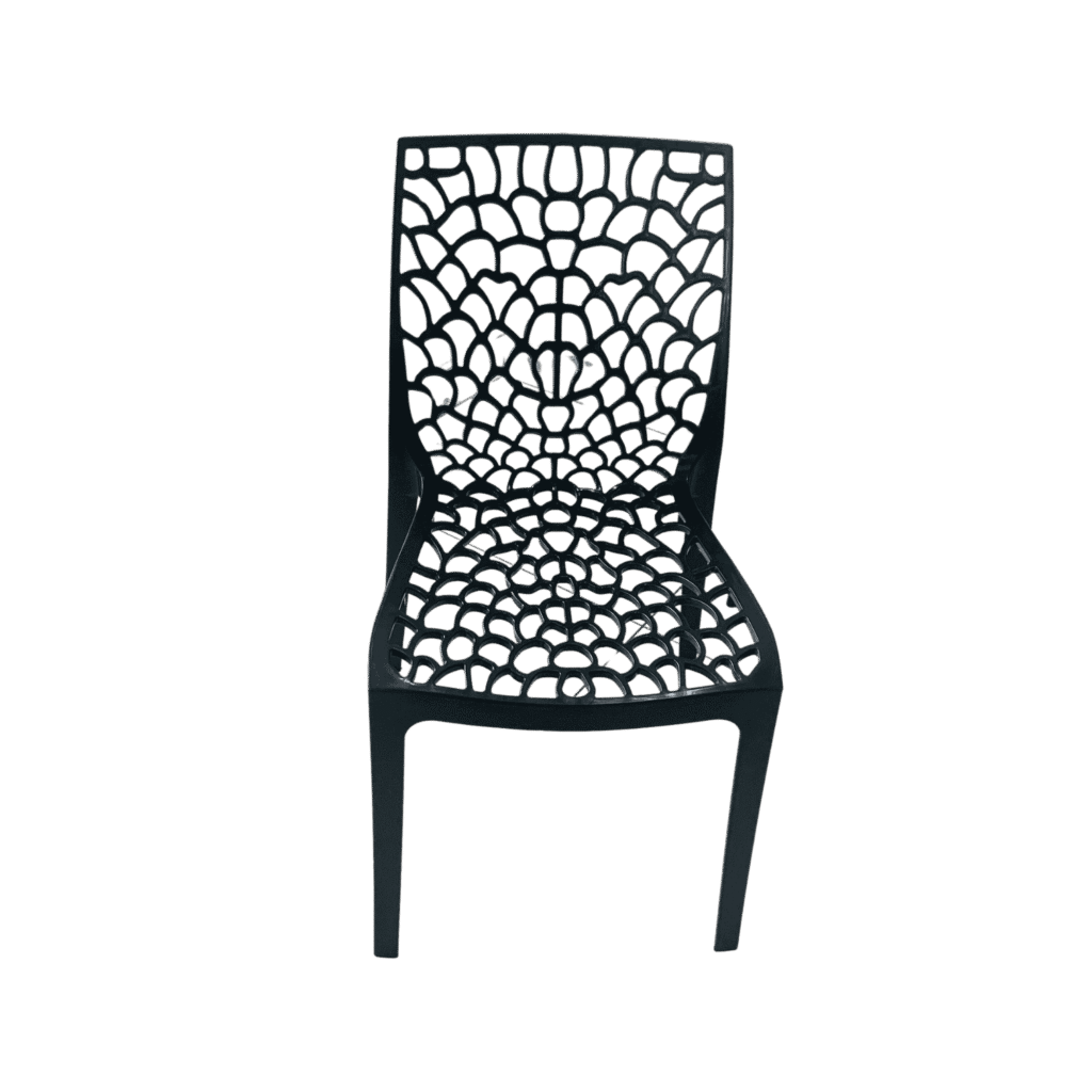 Web Without Arm Plastic Chair built for functional use in homes and offices