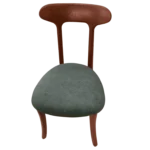 Premium Curving Mahogany Cushion Dining Chair offering comfort and support