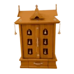 6 Bell Ambalam classic wooden pooja structure for idols and lamps