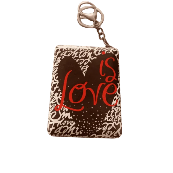 Square With Keychain Travel Mirror with attached keychain for easy carrying