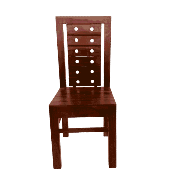 Durable Two Holes Acacia Palaka Dining Chair suitable for everyday dining use