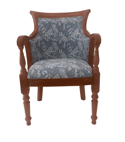 Rajadhani Depo Teak Cushion Sitout Chair designed for sitout, veranda, and porch seating