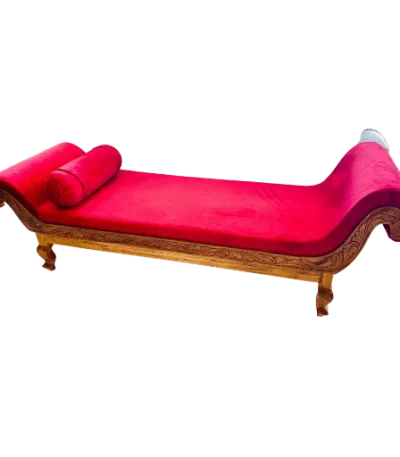 Randuthala Teak Adippadi Diwan Cot for long-lasting use and visual warmth