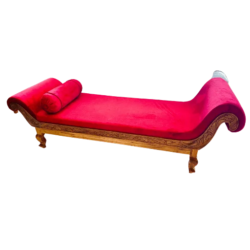 Randuthala Teak Adippadi Diwan Cot for long-lasting use and visual warmth