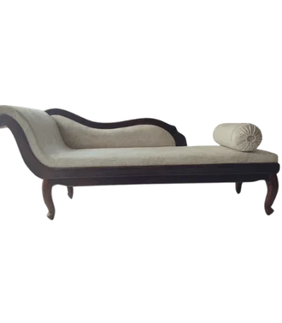 Sofa Style Teak Diwan Cot enhances interiors with warm teak wood aesthetics