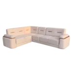 Pearl Cloud Full Cover Corner Sofa Set 2+2+1